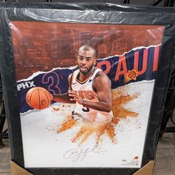 Fanatics Signed Picture Chris Paul Phoenix Suns Great Condition  