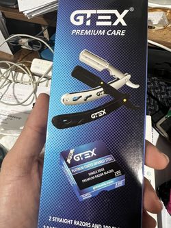 Gtex Straight Razors 2 Pack W Blades