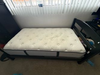 Twin Bed Frame and Mattress