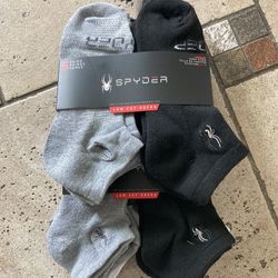 NWT Spyder Men’s Low Cut Socks 10 Pairs