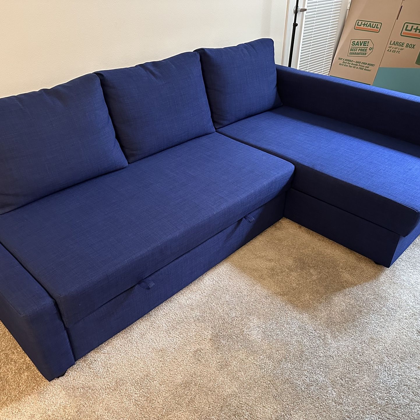 IKEA Friheten - Couch / sleeper convertible - Good condition for Sale in Santa Rosa Va, CA
