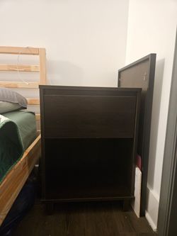 Brown nightstand