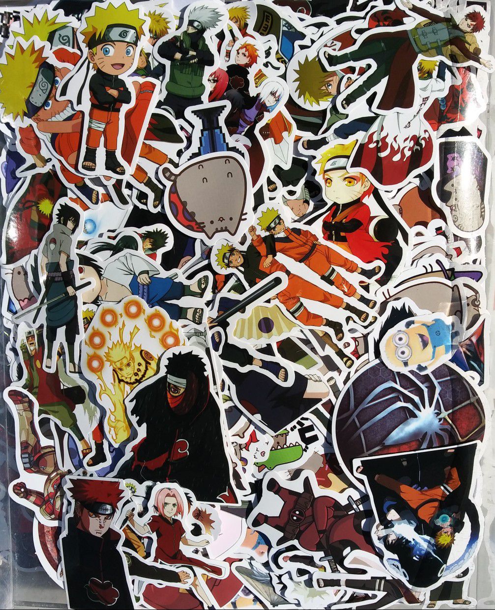 Stickers. I have well over 1,000 here.