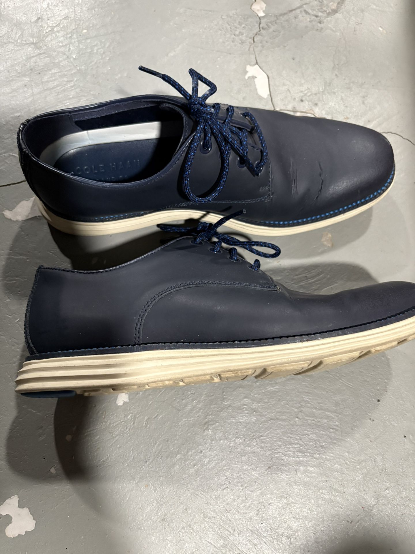 Navy Water Resistant Cole Haan Shoes