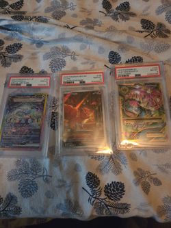 3 psa graded pokemon cards