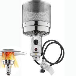  Burner Head Unit Assembly Electric Igniter Non Pilot, Stainless Steel 3 Inch Burner Hole 