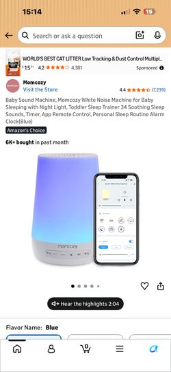 Momcozy Smart White Noise Machine
