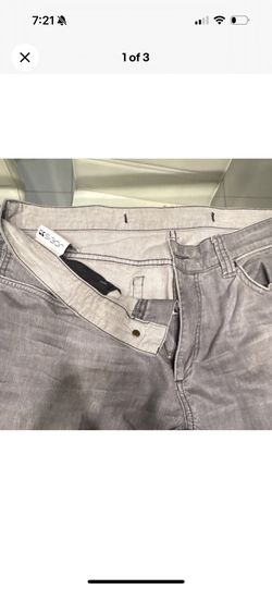 Joe's Jeans Men's Gray Denim Jeans Solid Zip Button Regular Size