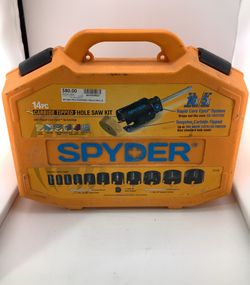 Spider 14 Pc Carbide Tipped Hole Saw Kit