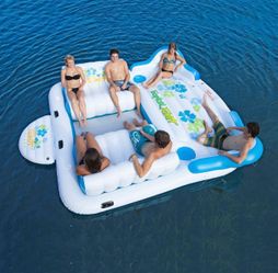 Giant Floating Island Raft 8-Person Capacity