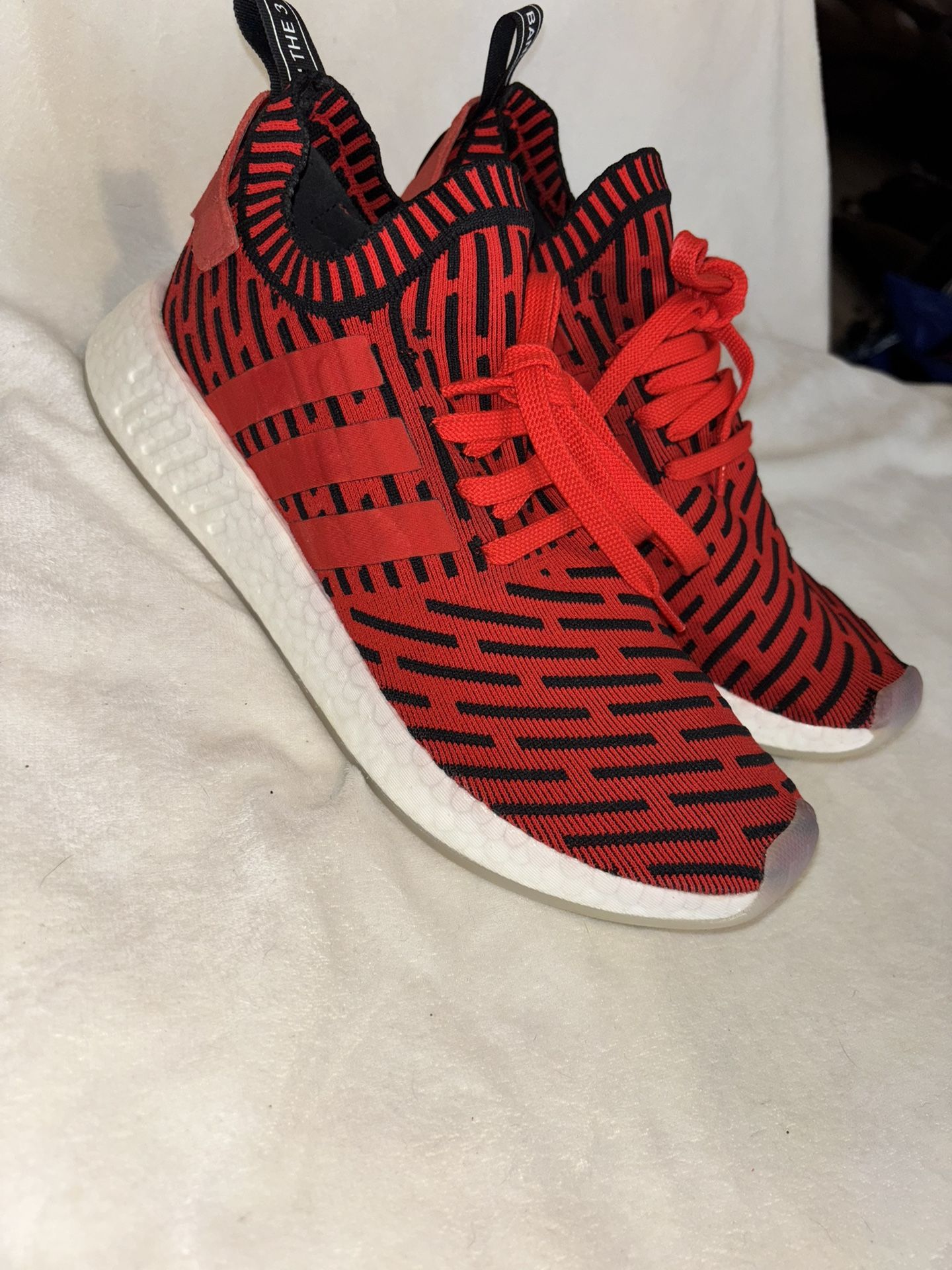Adidas NMD R2 Red Size 9m Brand New 