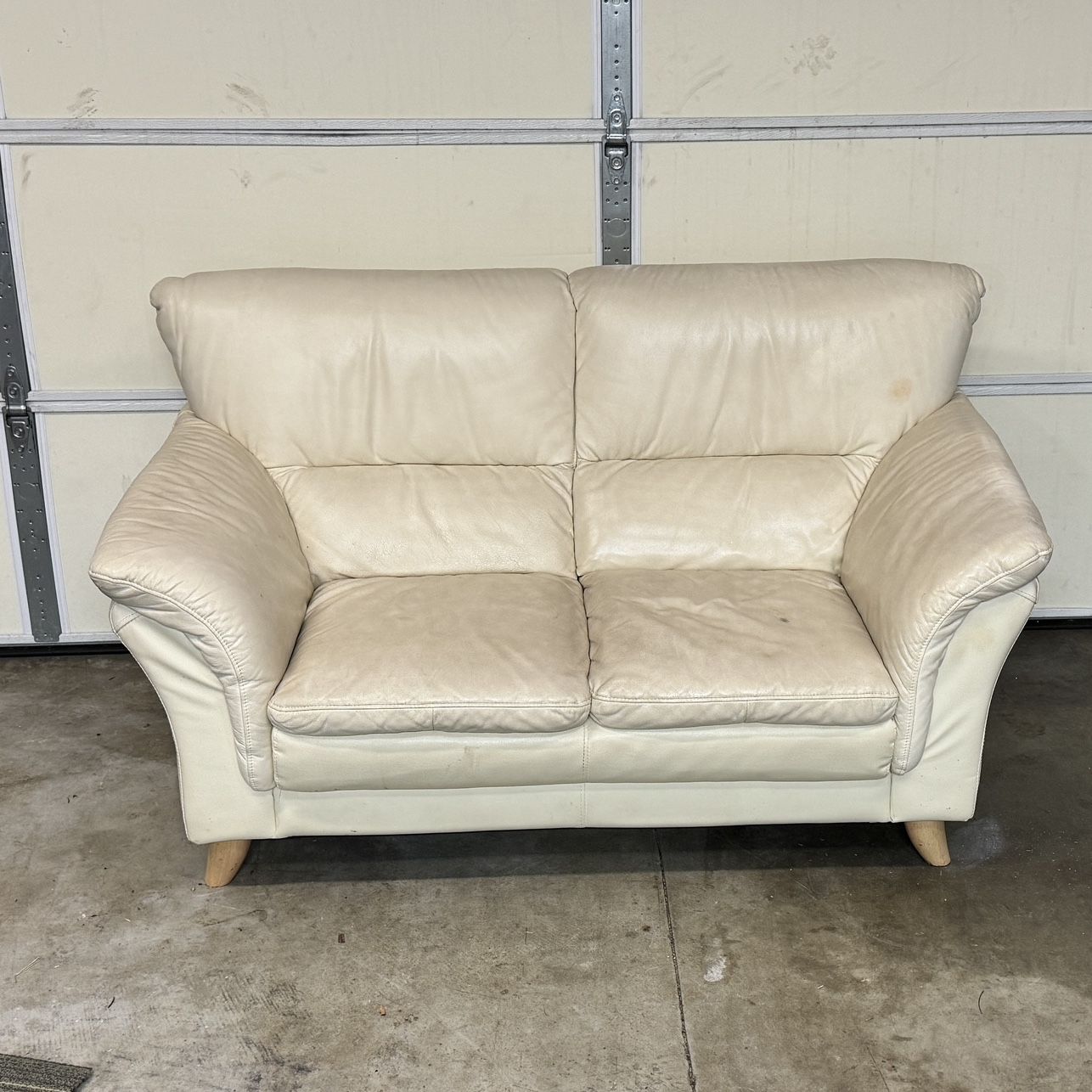 Couch Leather Loveseat Durable