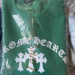 Chrome heart sweater