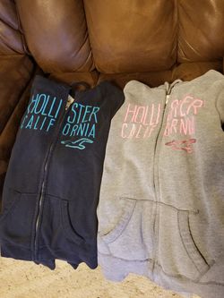 Girl's Hollister hoodies sz M