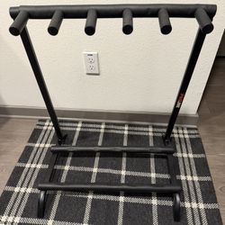 Proline PLMS5 5-Guitar Folding Stand Black