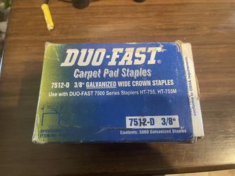 Carpet Duo 7512D carpet staples