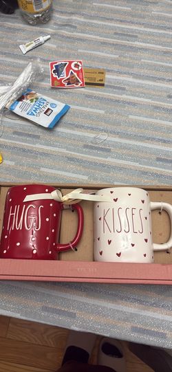 Rae dunn valentine mugs