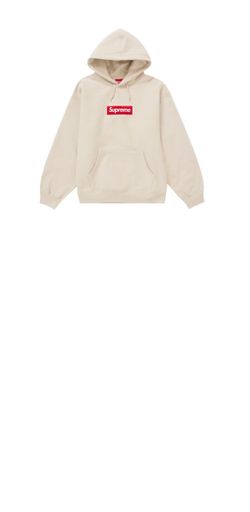 Supreme Box Logo Hoodie Stone Size Small