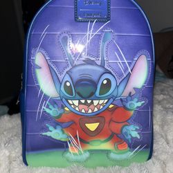 LOUNGEFLY DISNEY STITCH EXPERIMENT 626 MINI BACKPACK~ WITH TAGS~ BRAND NEW~