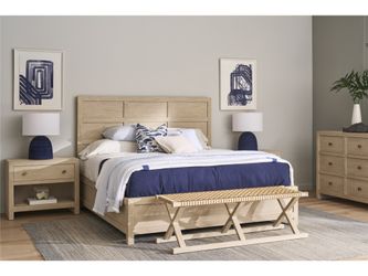 Dockside Natural Oak Bench