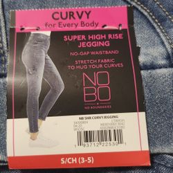 N. Peoria Brand New Juniors Curvy Super High Rise Jegging Pants Jeans Small 3- 5 Description Has Pickup Location Options 