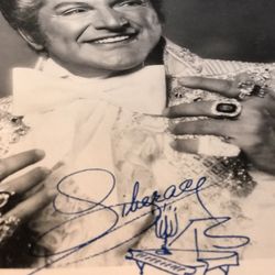 Autographed  Picture  Of Liberace