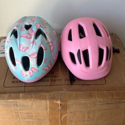 Kids Bike Helmets- 2 For 10 Or 5 Each 