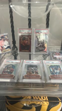 PSA Graded Football Trading Cards Lot