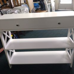 Console Table Drawer Shelves Brand New $ 90