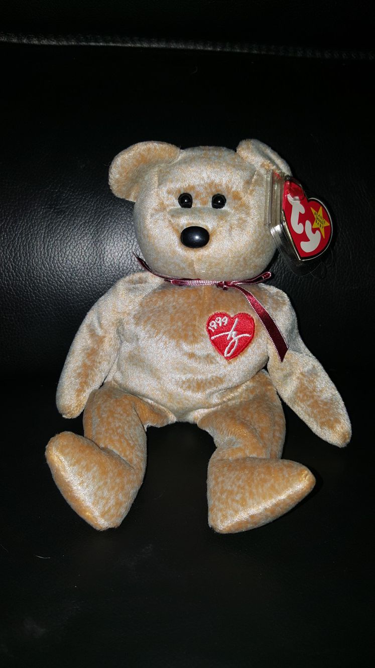 Ty Beanie Baby, 1999 signature bear