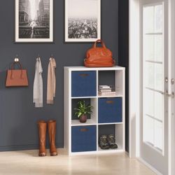 30'' H x 43.82'' W Cube Bookcase(white)