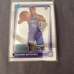 Davion Mitchell Rated Rookie 2021-22 Donruss Optic #155