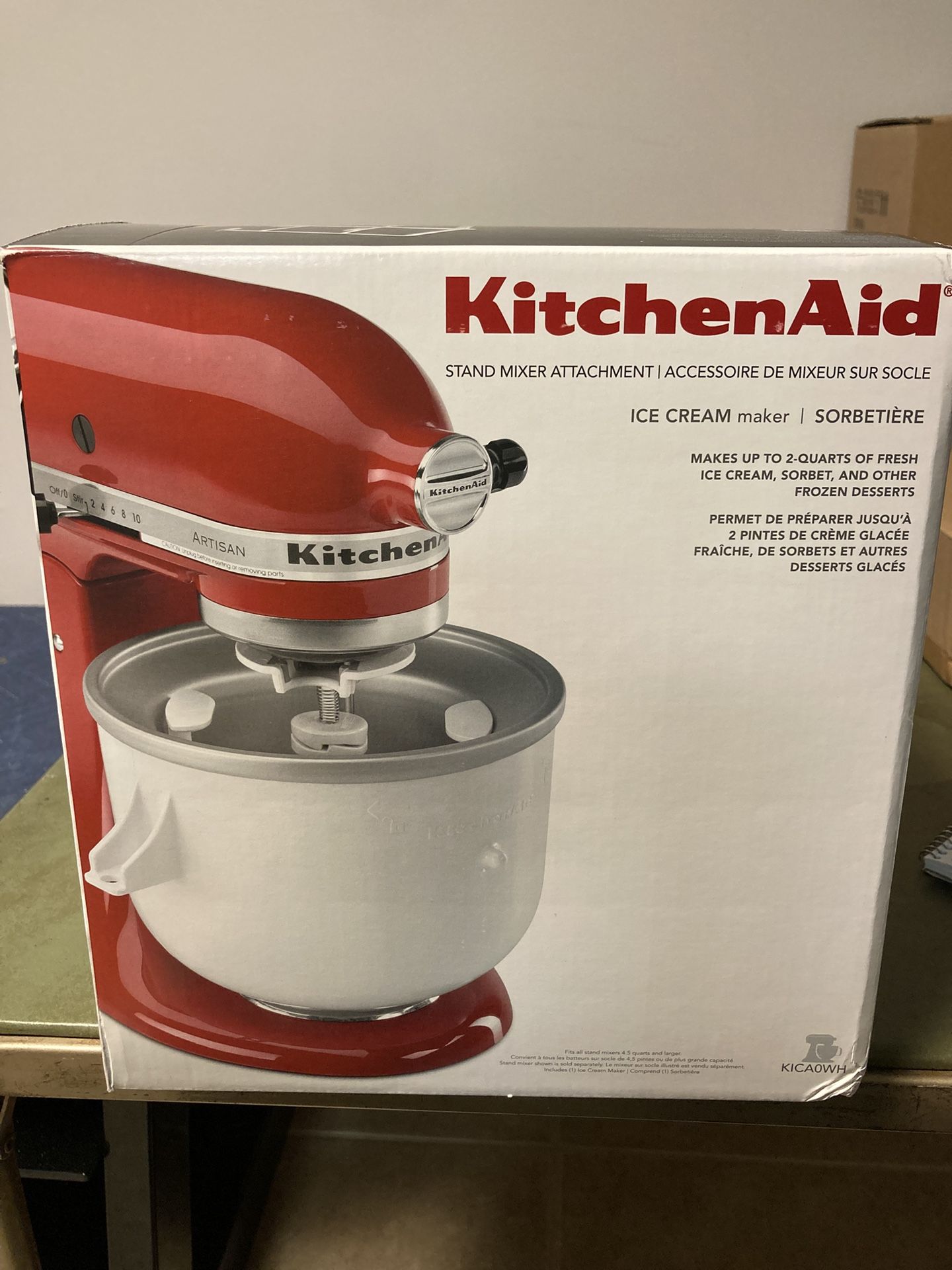 Ice Cream Maker Attachment For Kitchen Aid Mixer