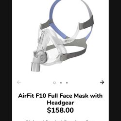 Resmed Airfit 10 Full Face Mask Medium