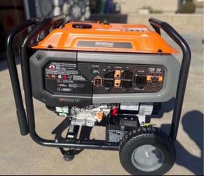 Generac dual fuel generator 8150/6500 watts
