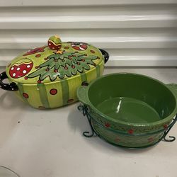 Set Of 2 Holiday Casserole, Dishes