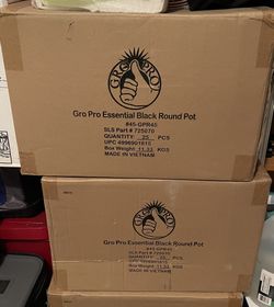 45 Gal Round pot — 25 Per Box (3 Total Boxes)