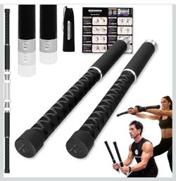 X2 Ropeless Battle Ropes Adjustable Weight - Wrist Friendly Structure, Stackable Add-On Weights, Rope & Bar Dual Forms Transformable, Professional Cor
