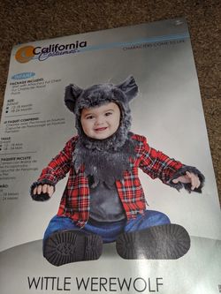 Wittle Werewolf costume size 18-24 months