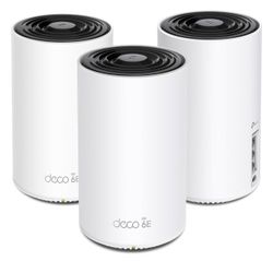 TP-Link Deco XE75 AXE5400 Tri-Band WiFi 6E Mesh System - Wi-Fi up to 7200 Sq.Ft, Engadget Rated Best Mesh For Most People, Replaces WiFi Router and Ex