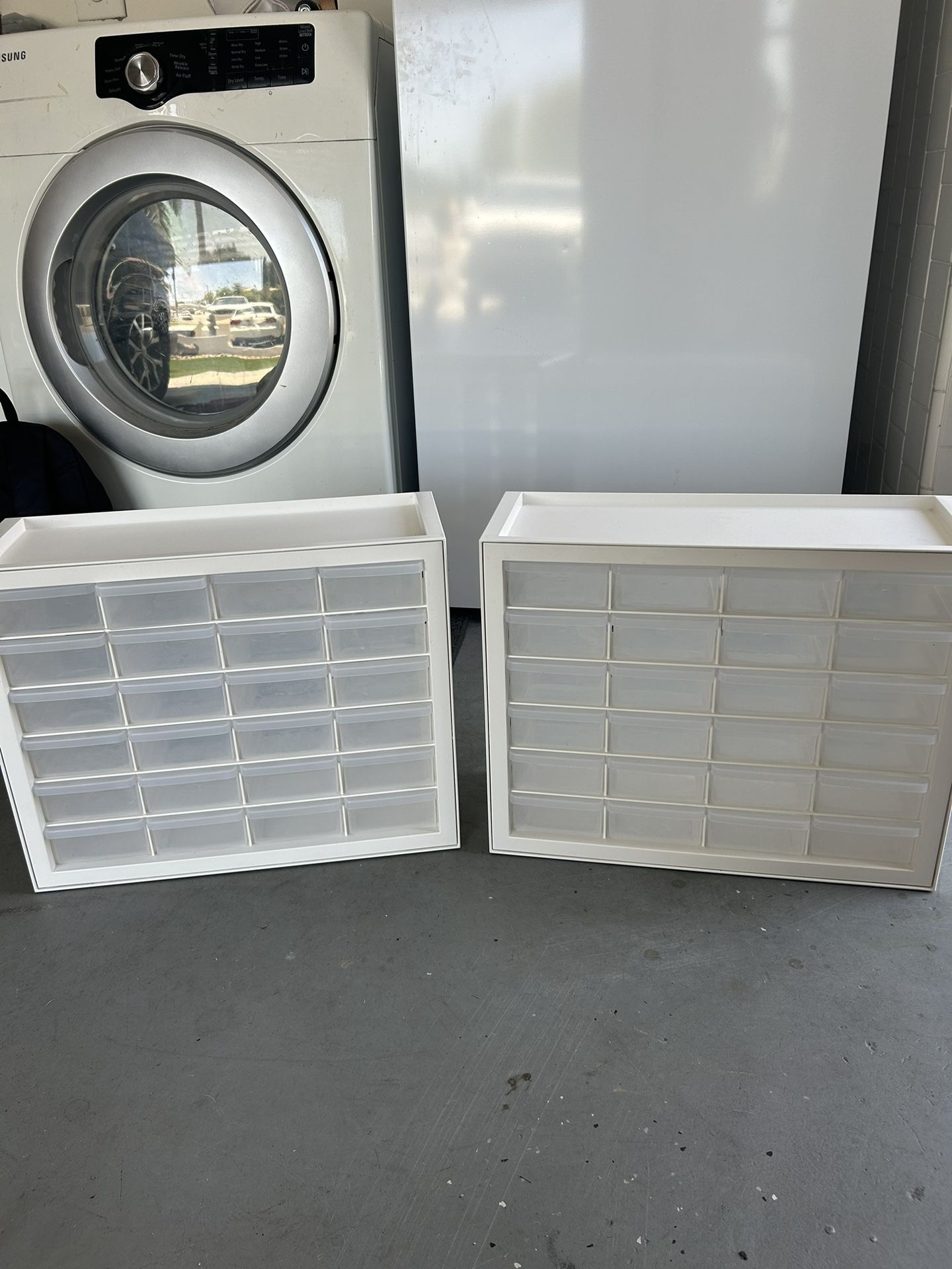 White Storage Small Drawers