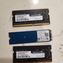 (2) 8G DDR4 PC2666 and more. See desc