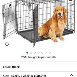 Large Dog Crate (Crate, Bed, Cover Included)