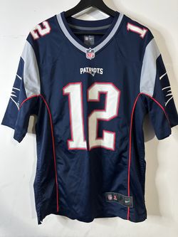 🔥 NEW ENGLAND PATRIOTS FOOTBALL SHIRT JERSEY NIKE 472802-419 sz S MEN #12 BRADY
