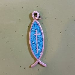 Ichthys Cross Pendant 