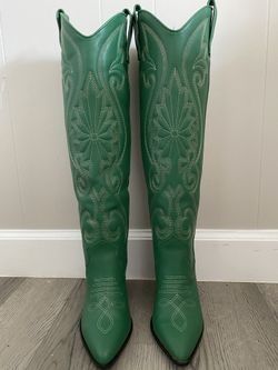 Boot ESTEVE  MADDEN Lasso Green Lea 