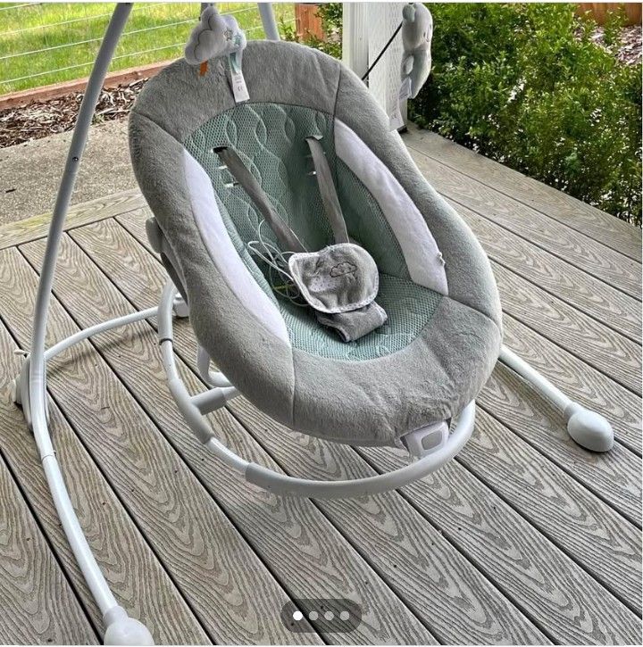 Ingenuity InLighten 2-in-1 Baby Swing & Rocker