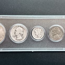 1945 Year Set Of 5 Coins