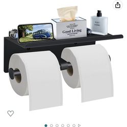 Double Toilet Paper Holder 