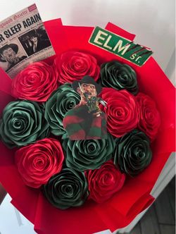 Freddy Krueger Nightmare on Elm Street Rose Bouquet
